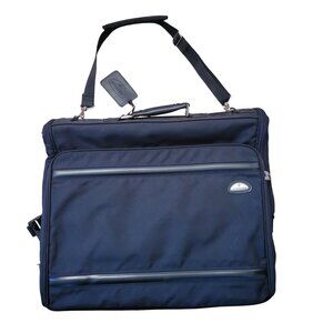 Samsonite Black Nylon Garment Bag Shoulder Strap Overnight‎ Carry On Travel